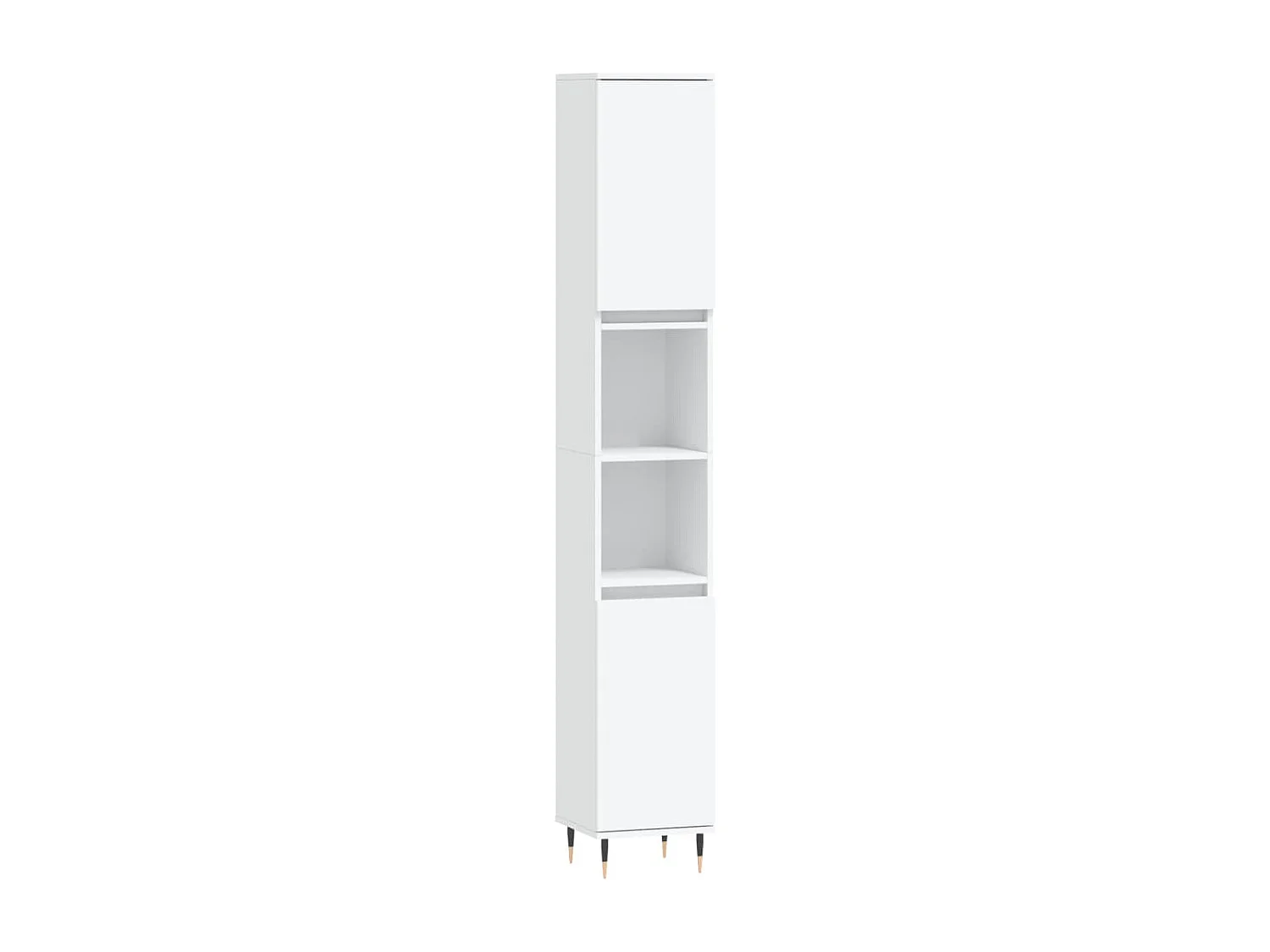 Juego de muebles de baño 3 pzas madera contrachapada blanco ES119132