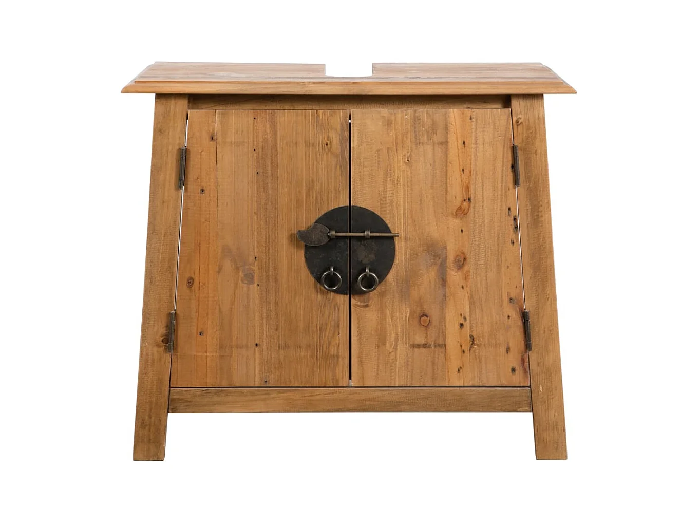 Ensemble de meubles salle de bain Bois de pin massif FR96516