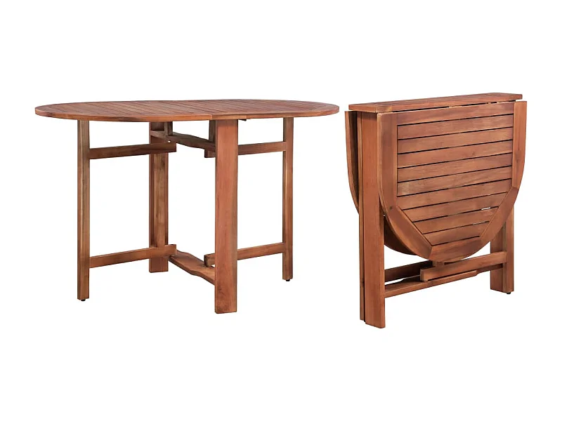 Tuintafel 120x70x74 cm massief acaciahout BE928822