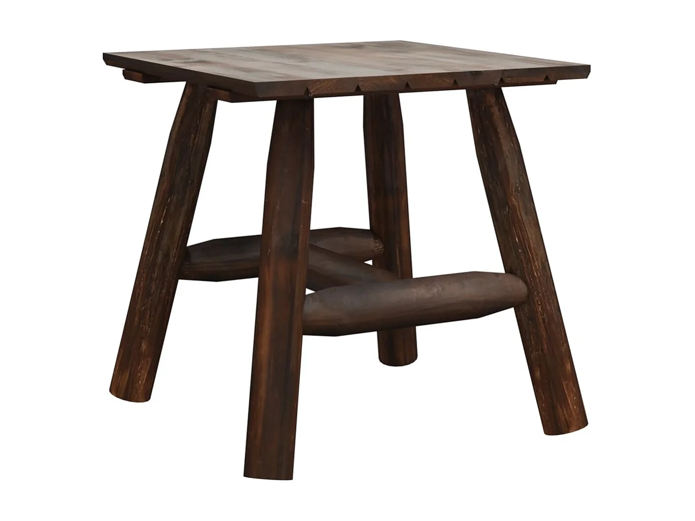 Table d'appoint 49x49x50 cm bois massif d'épicéa FR529846