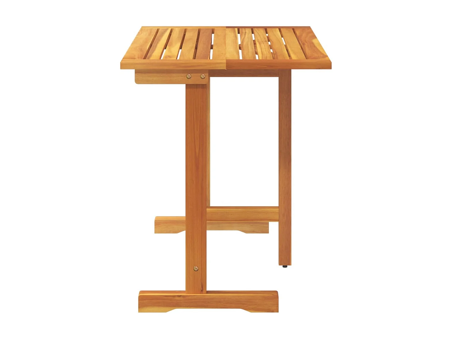 Mesa de balcón plegable madera maciza de acacia 90x60x72 cm ES884201