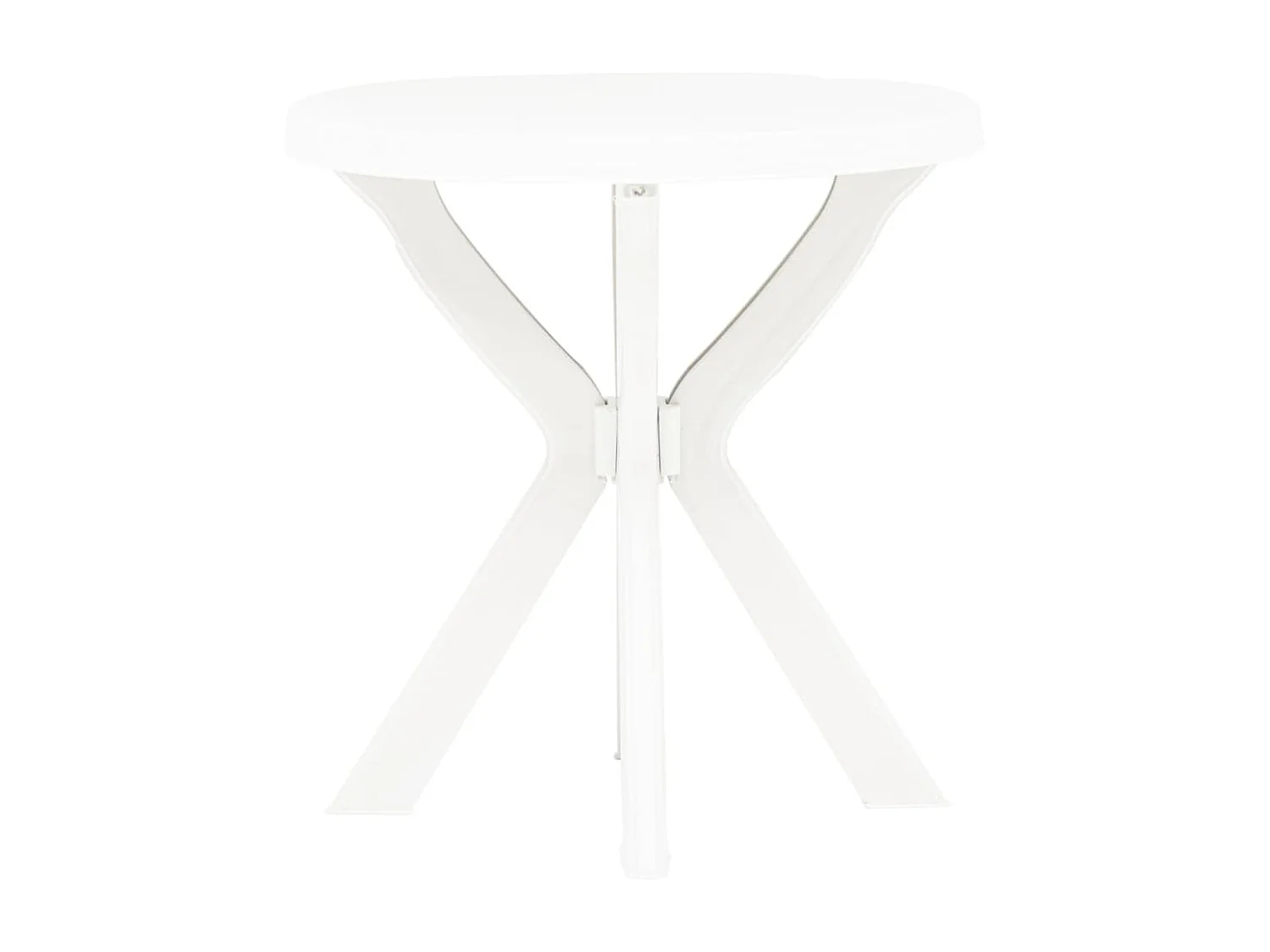 Table de bistro Blanc Ø70 cm Plastique FR947258