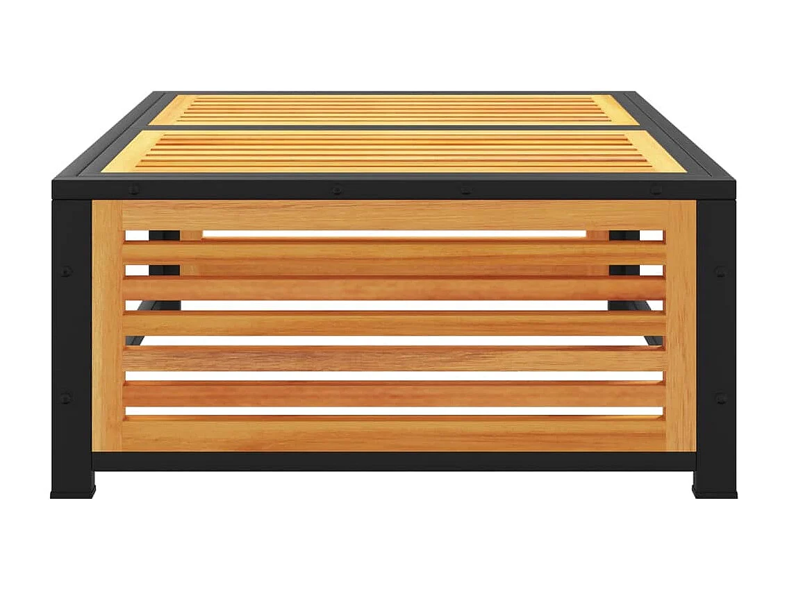 Table de jardin 68x68x30 cm bois massif d'acacia FR519469