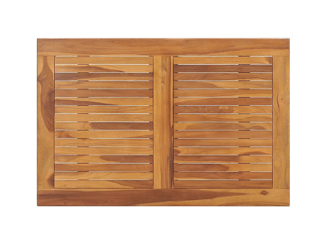 Table à dîner pliable de jardin 90x60x75 cm Bois de teck solide FR849846