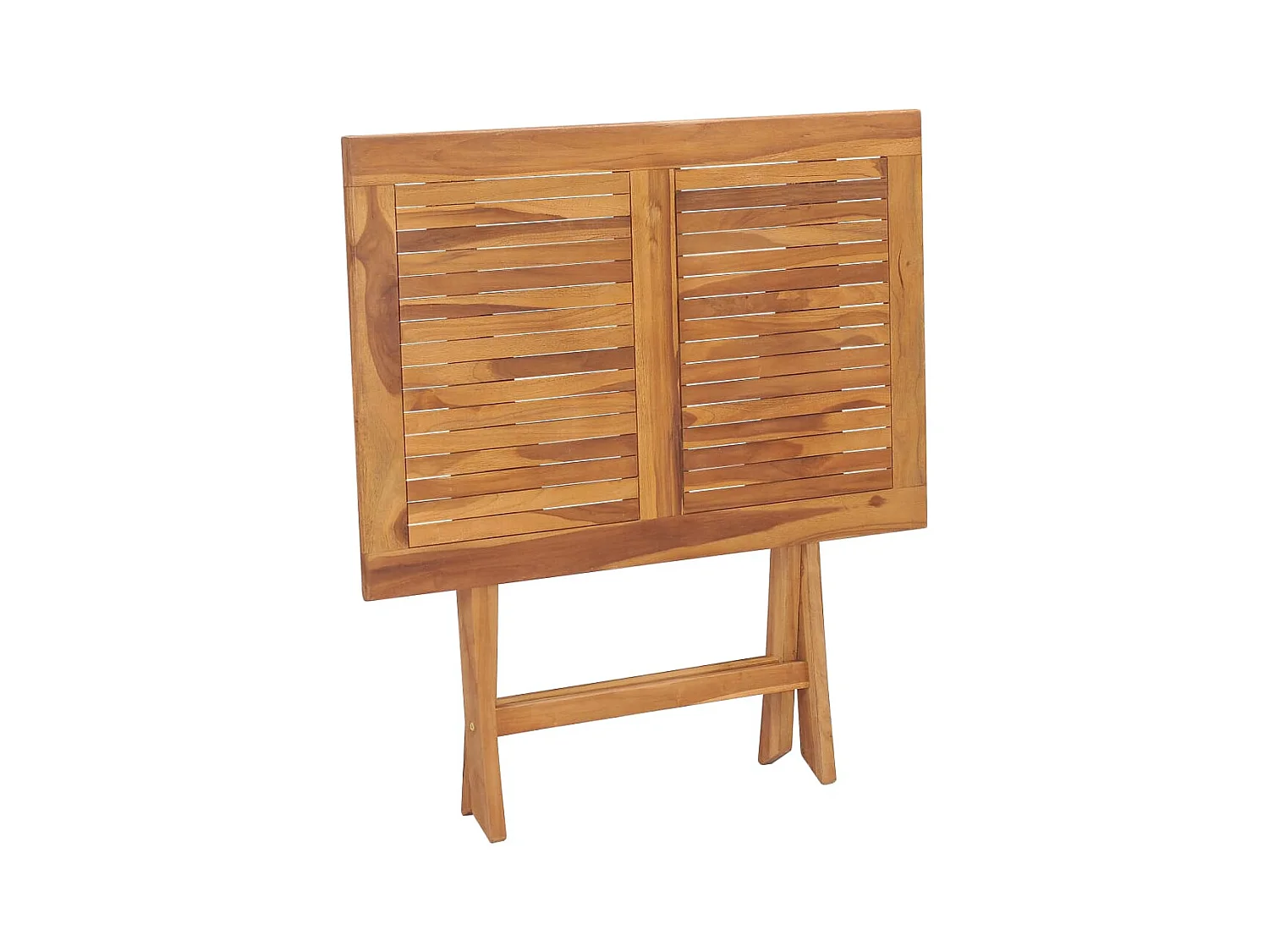Table à dîner pliable de jardin 90x60x75 cm Bois de teck solide FR849846