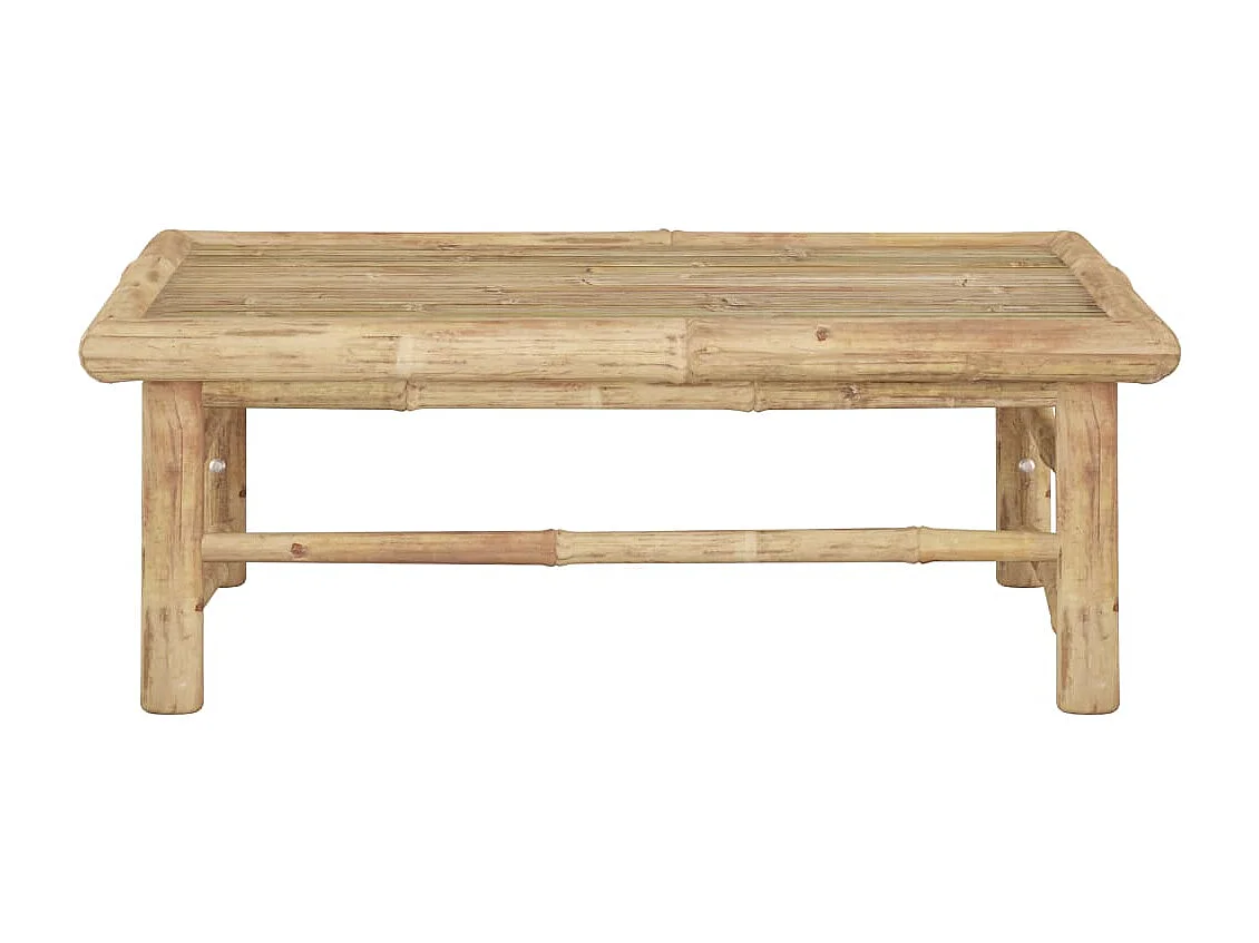 Table de jardin 65x65x30 cm Bambou FR171234