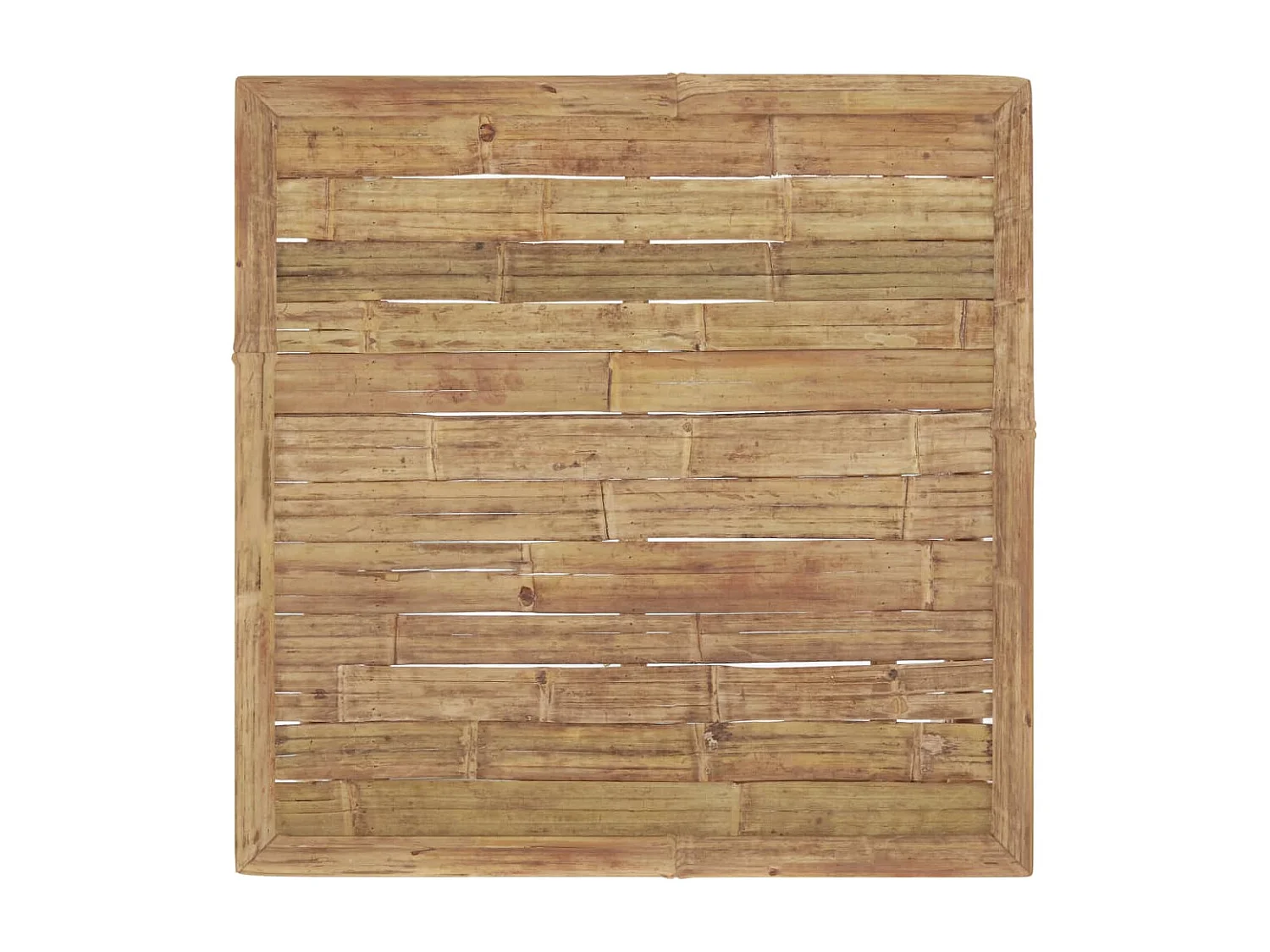 Table de jardin 65x65x30 cm Bambou FR171234