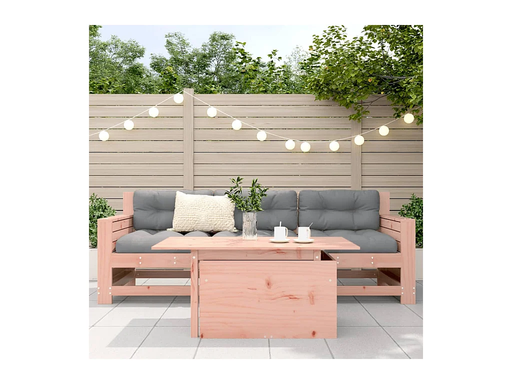 Table de jardin 100x50x75 cm bois massif de douglas FR979428