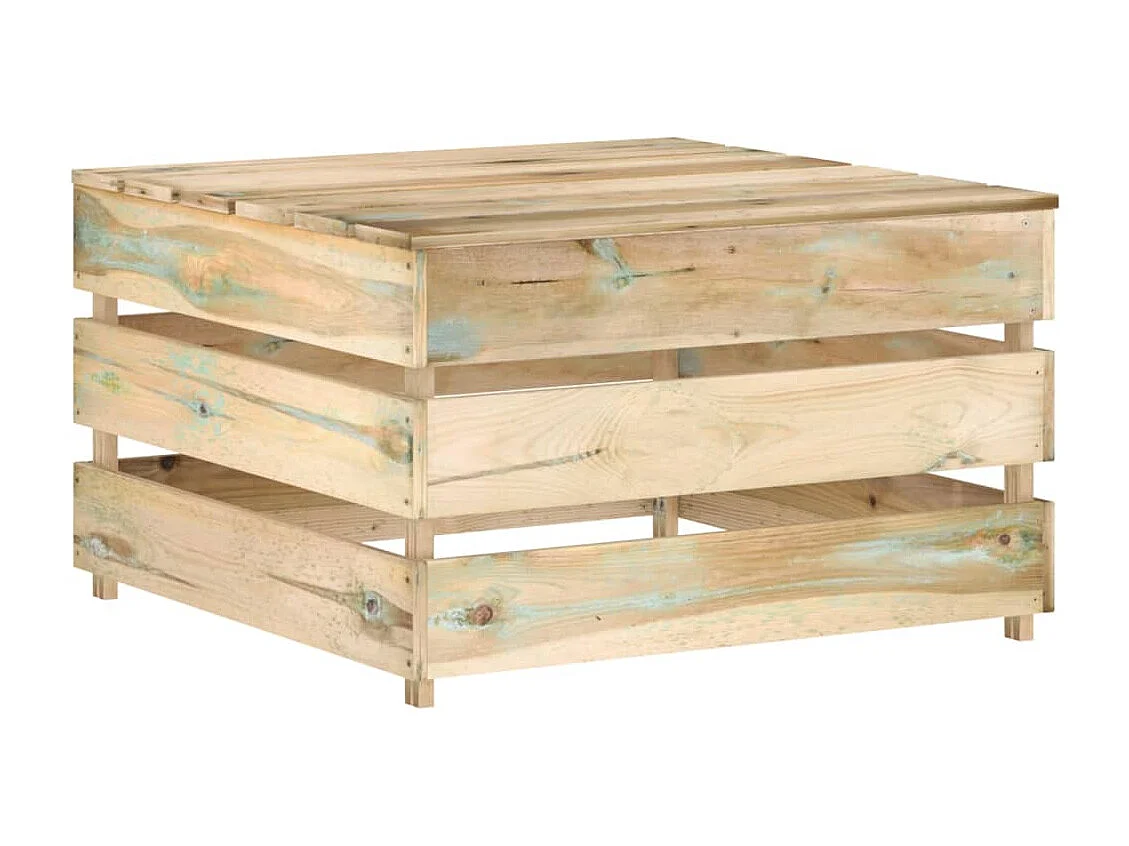 Mesas de paletes para jardim 2 pcs pinho impregnado PT322380