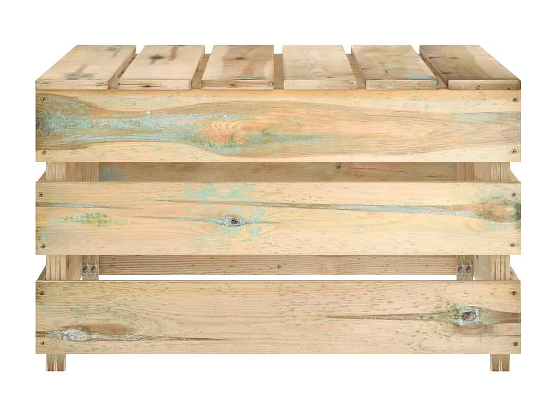 Tables palette de jardin 2 pcs Bois de pin imprégné FR712683