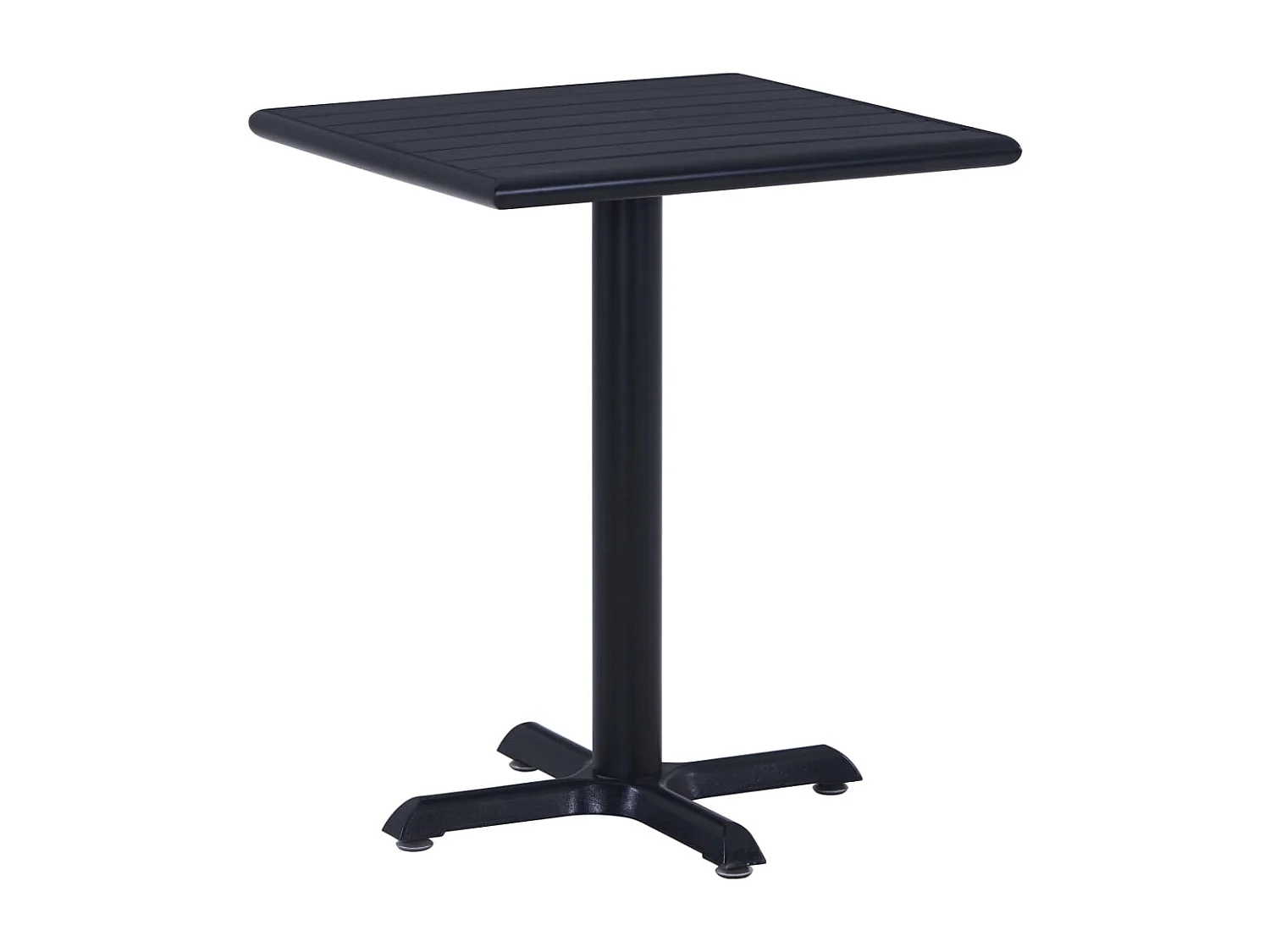 Table de jardin Noir 60x60x75 cm FR439187