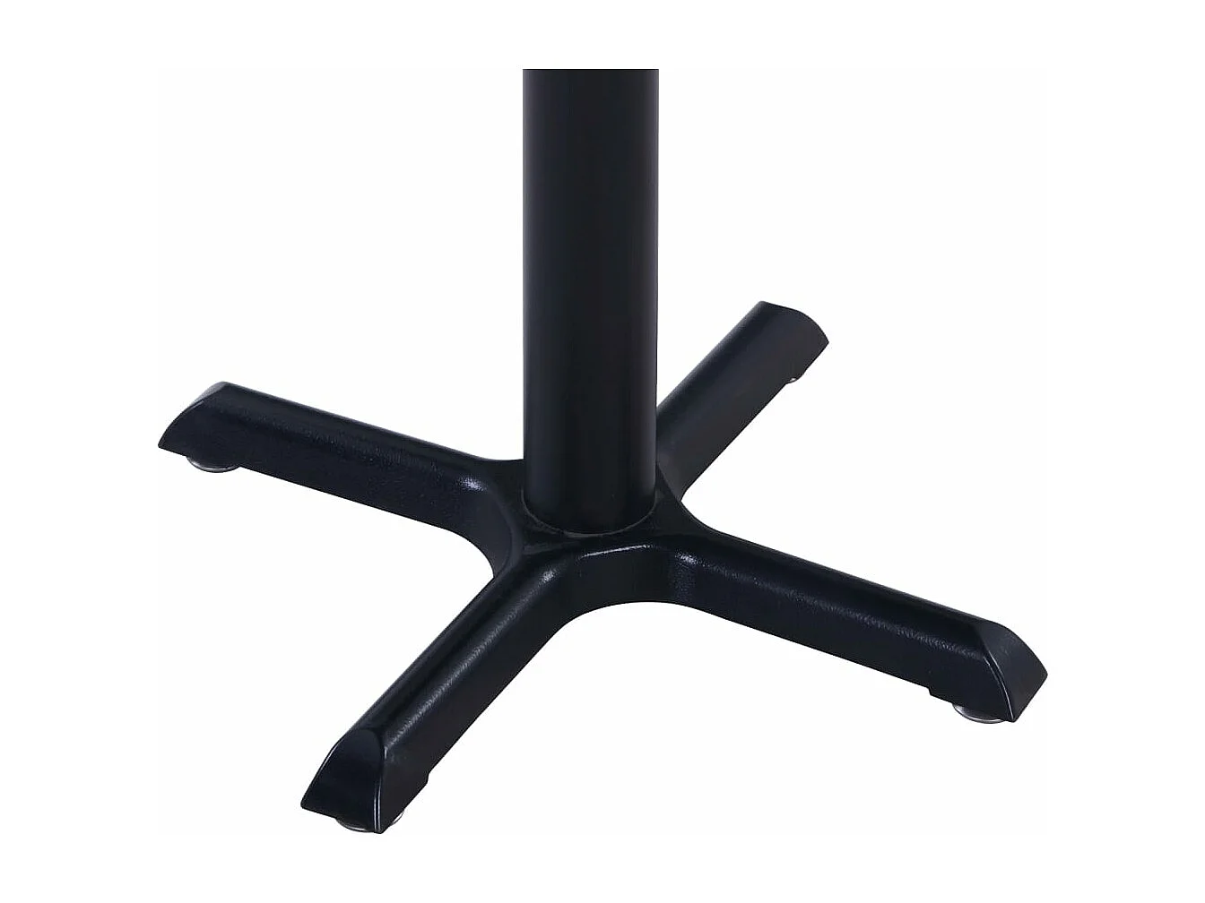 Table de jardin Noir 60x60x75 cm FR439187