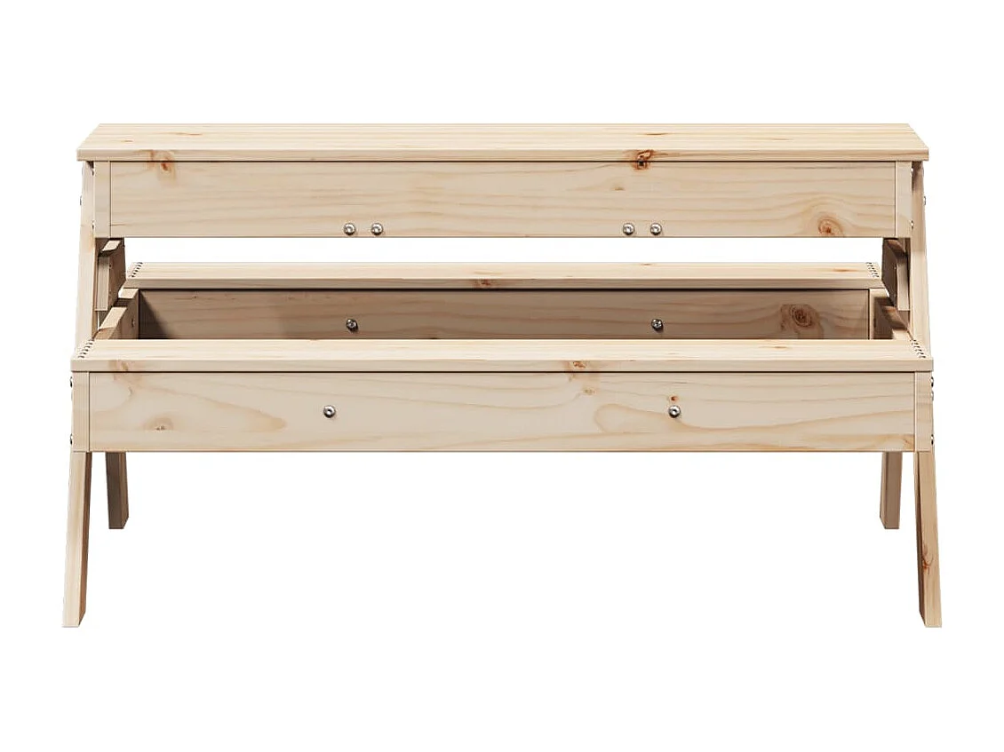 Table de pique-nique avec bac à sable pour enfants pin massif FR702324