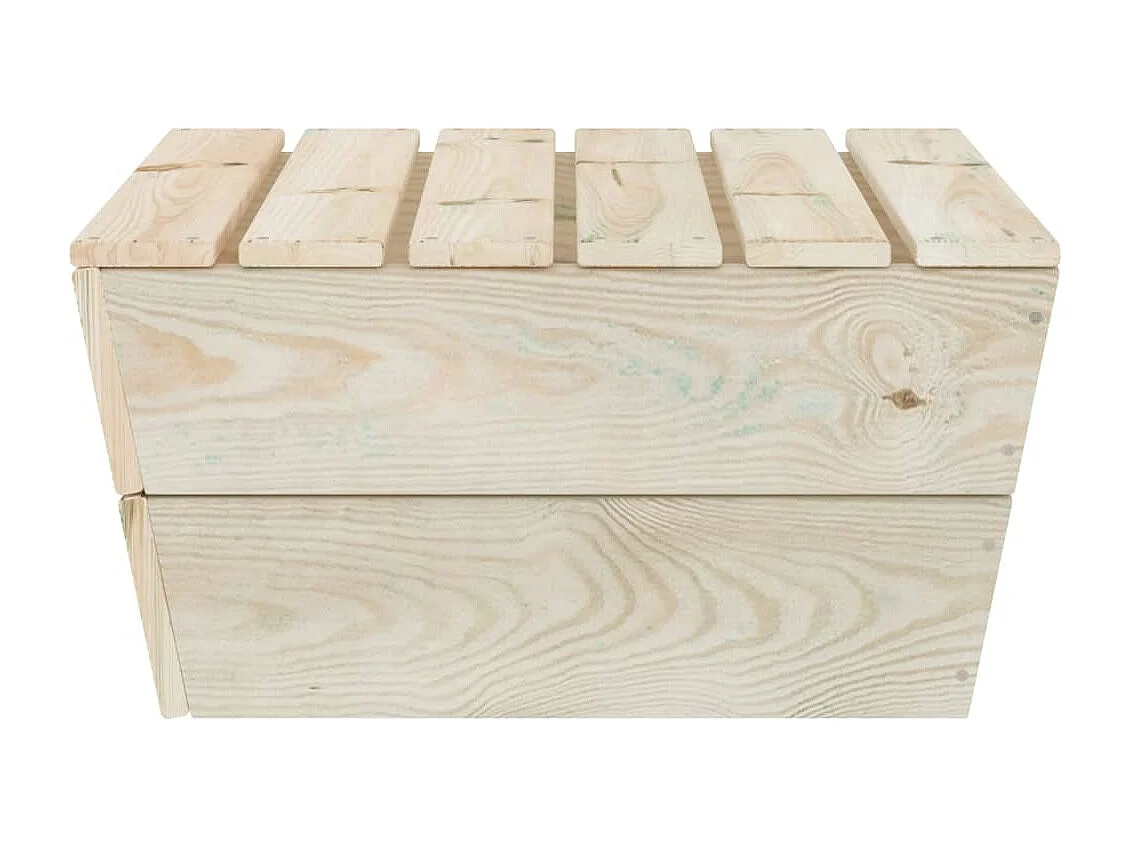 Tuintafels 2 st 60x60x30 cm geïmpregneerd vurenhout BE176190