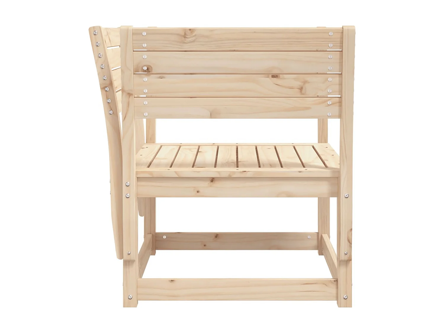 Chaises de jardin bois massif de pin FR362780
