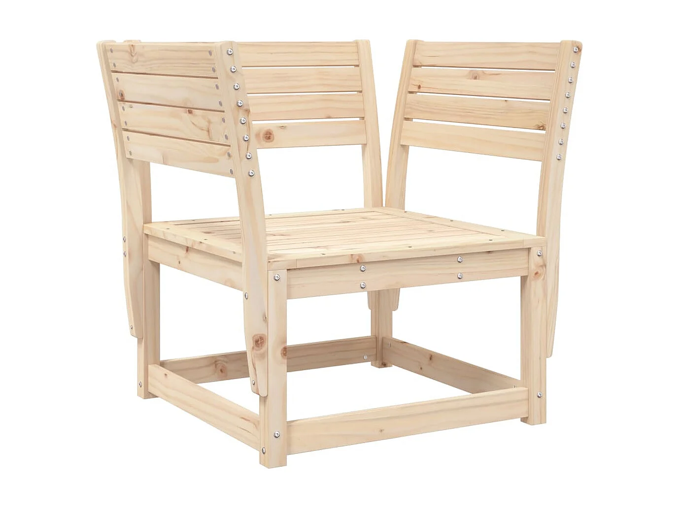 Silla de jardín madera madera maciza de pino ES931822