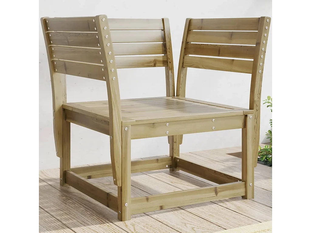 Chaise de jardin bois de pin imprégné FR464764