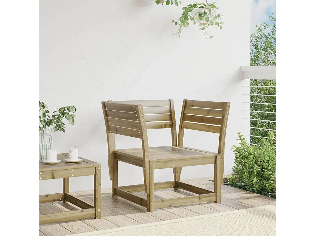 Silla de jardín madera impregnada de pino ES690808