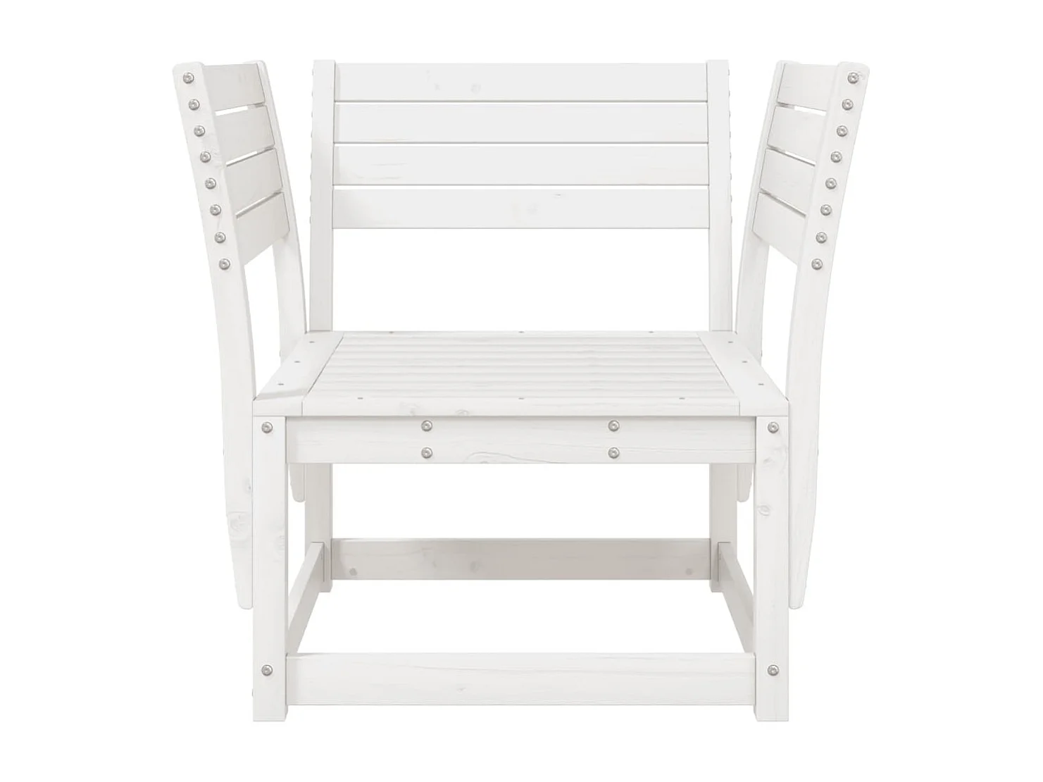 Silla de jardín madera madera maciza de pino blanco ES934829