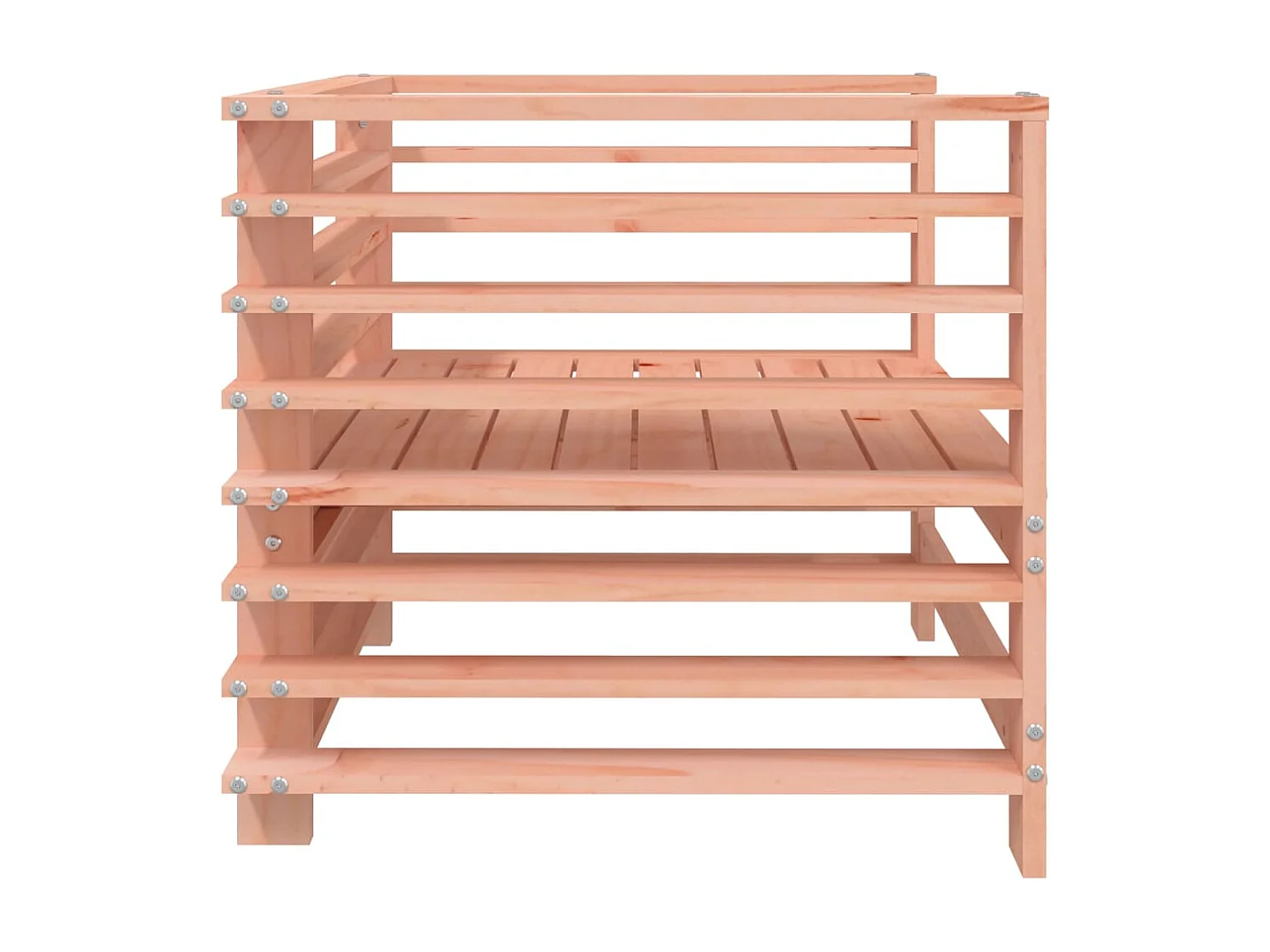 Lot de 2 Chaises de jardin cm bois massif douglas FR13578