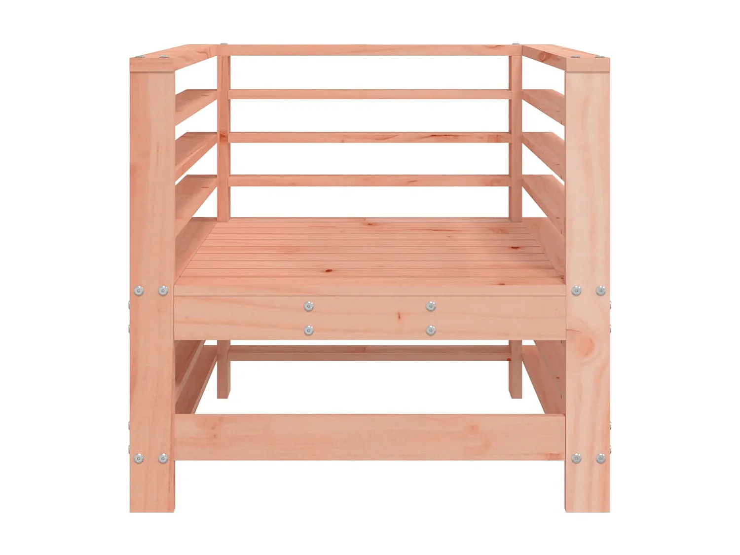 Lot de 2 Chaises de jardin cm bois massif douglas FR13578