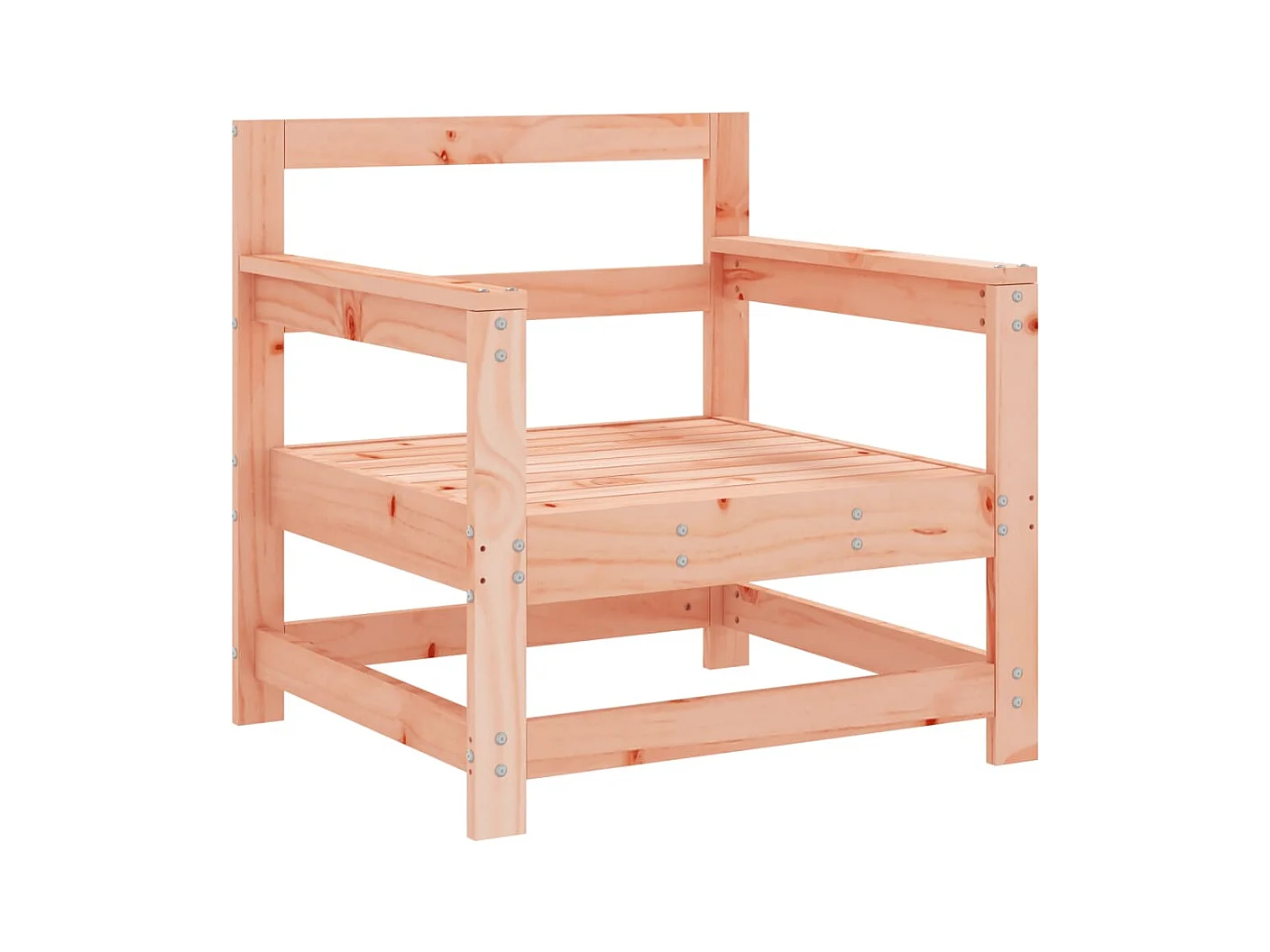 Lot de 2 Chaises de jardin cm bois massif douglas FR14105