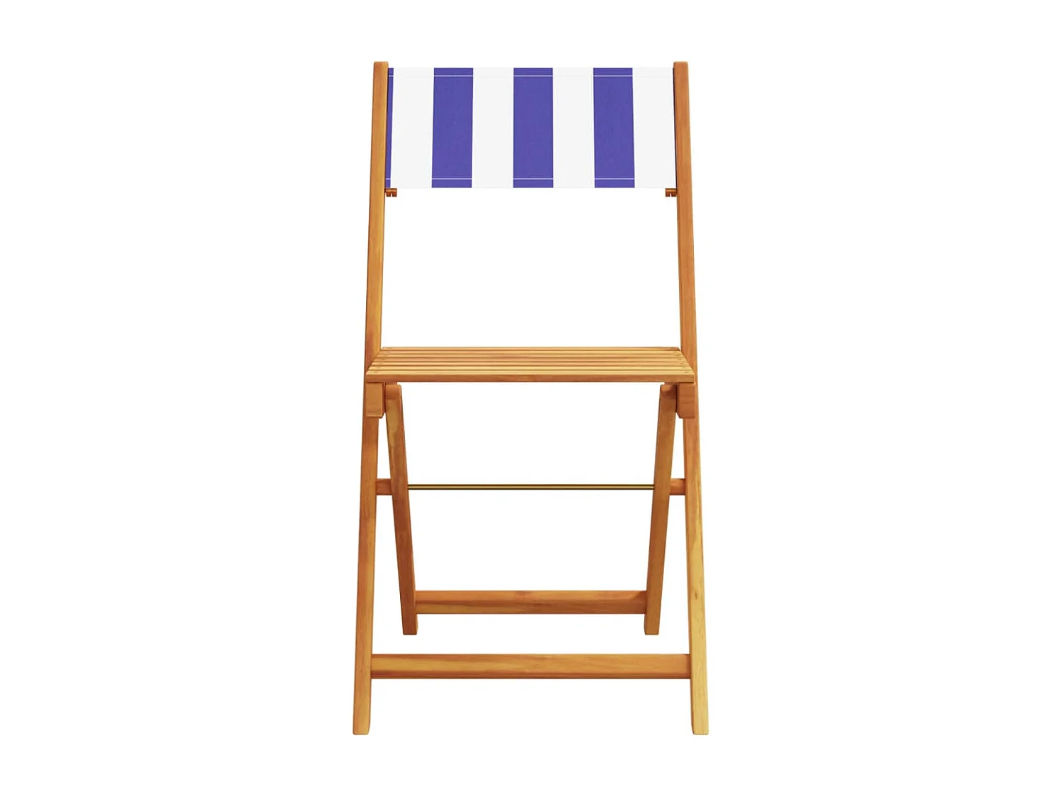 3pcs conjunto bistrô tecido/madeira maciça padrão azul e branco PT798507