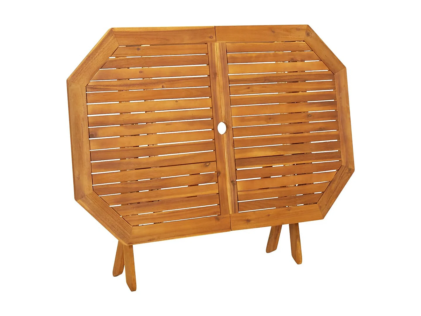 Ensemble à manger de jardin 5 pcs Bois d'acacia solide FR65117