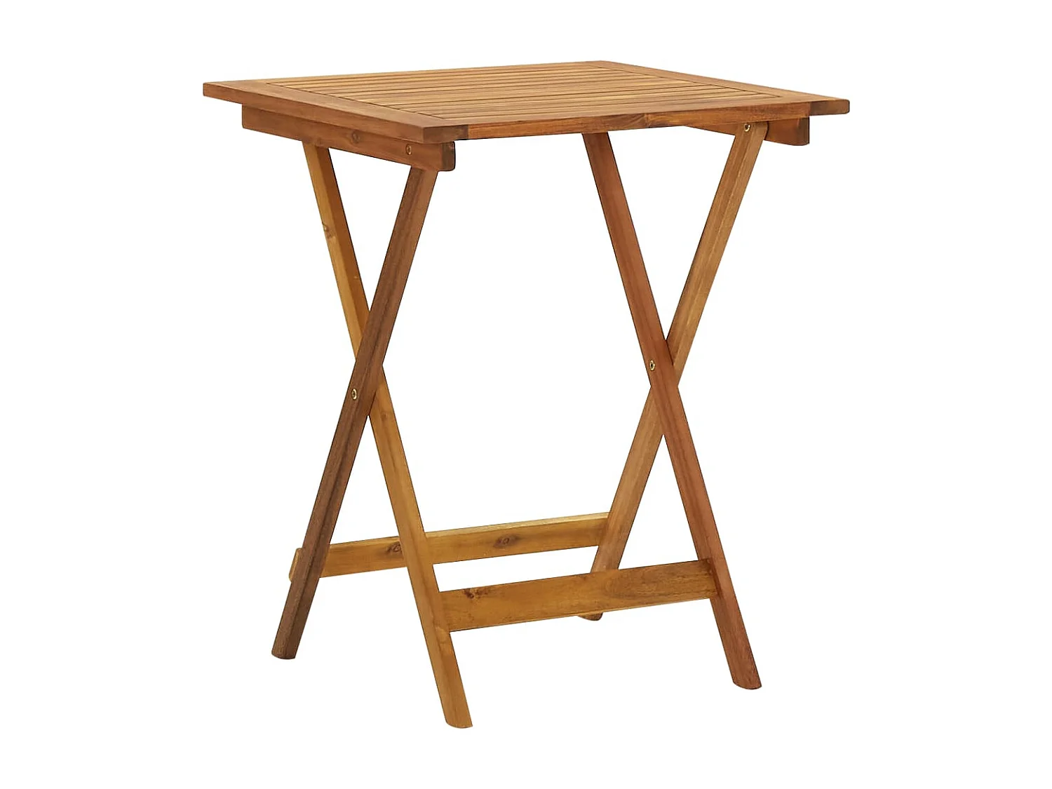 Ensemble à manger de jardin pliable 3 pcs Bois d'acacia solide FR96488