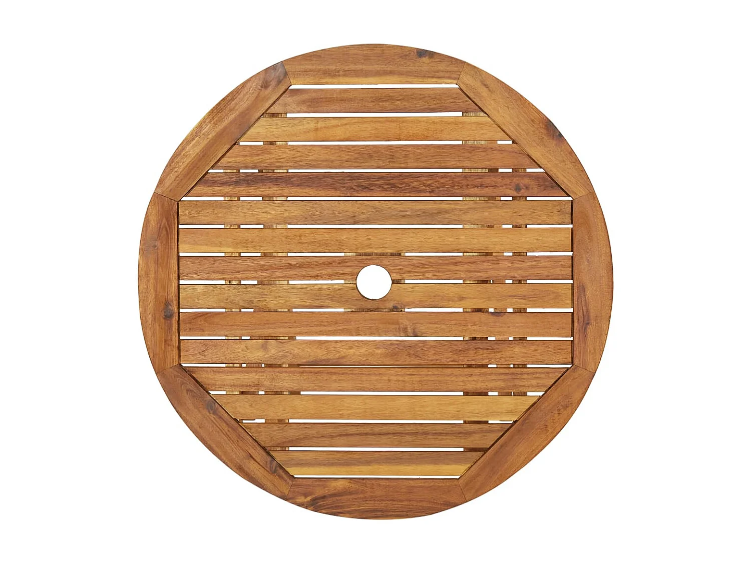 Comedor de jardín plegable 3 piezas madera maciza de acacia ES843952