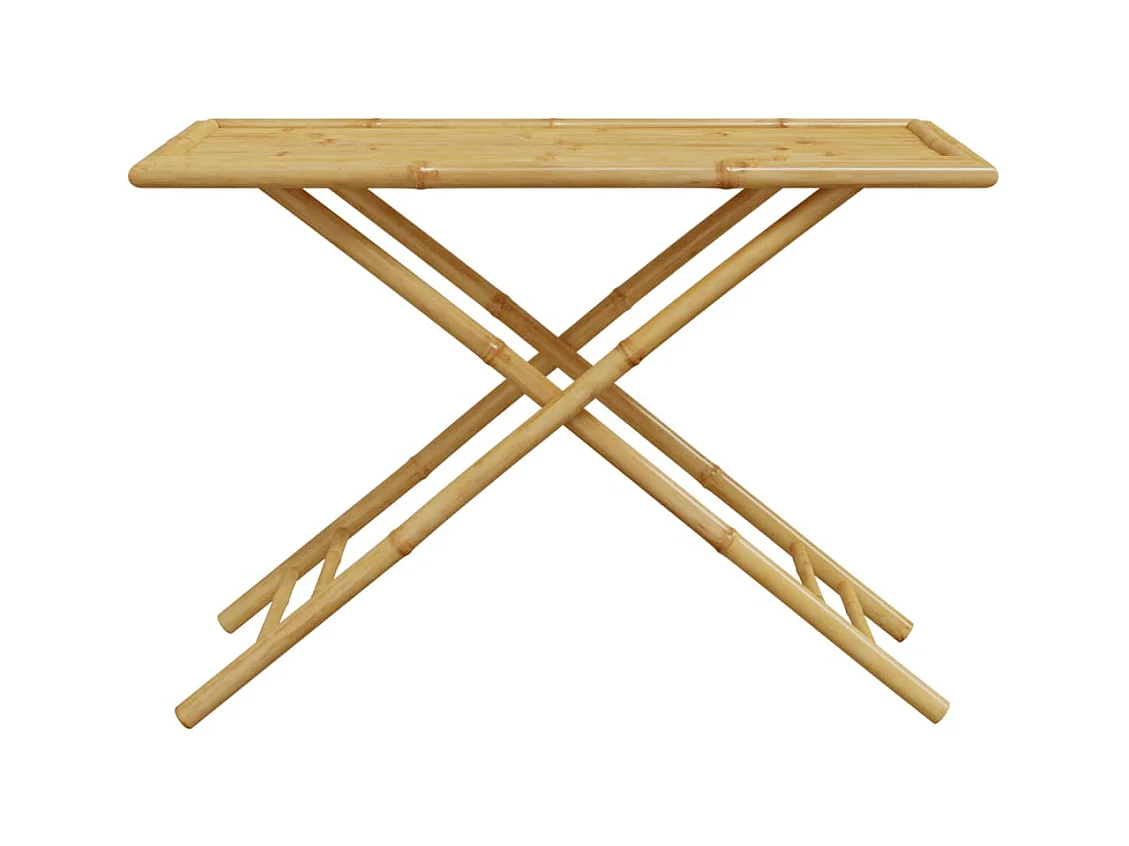 Ensemble à manger de jardin 5 pcs bambou FR86998