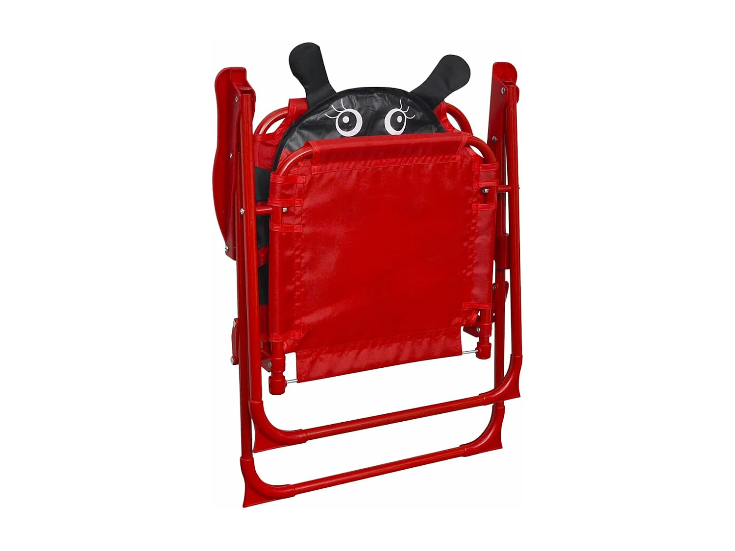 Jeu de bistro avec parasol pour enfants 3 pcs Rouge FR85688