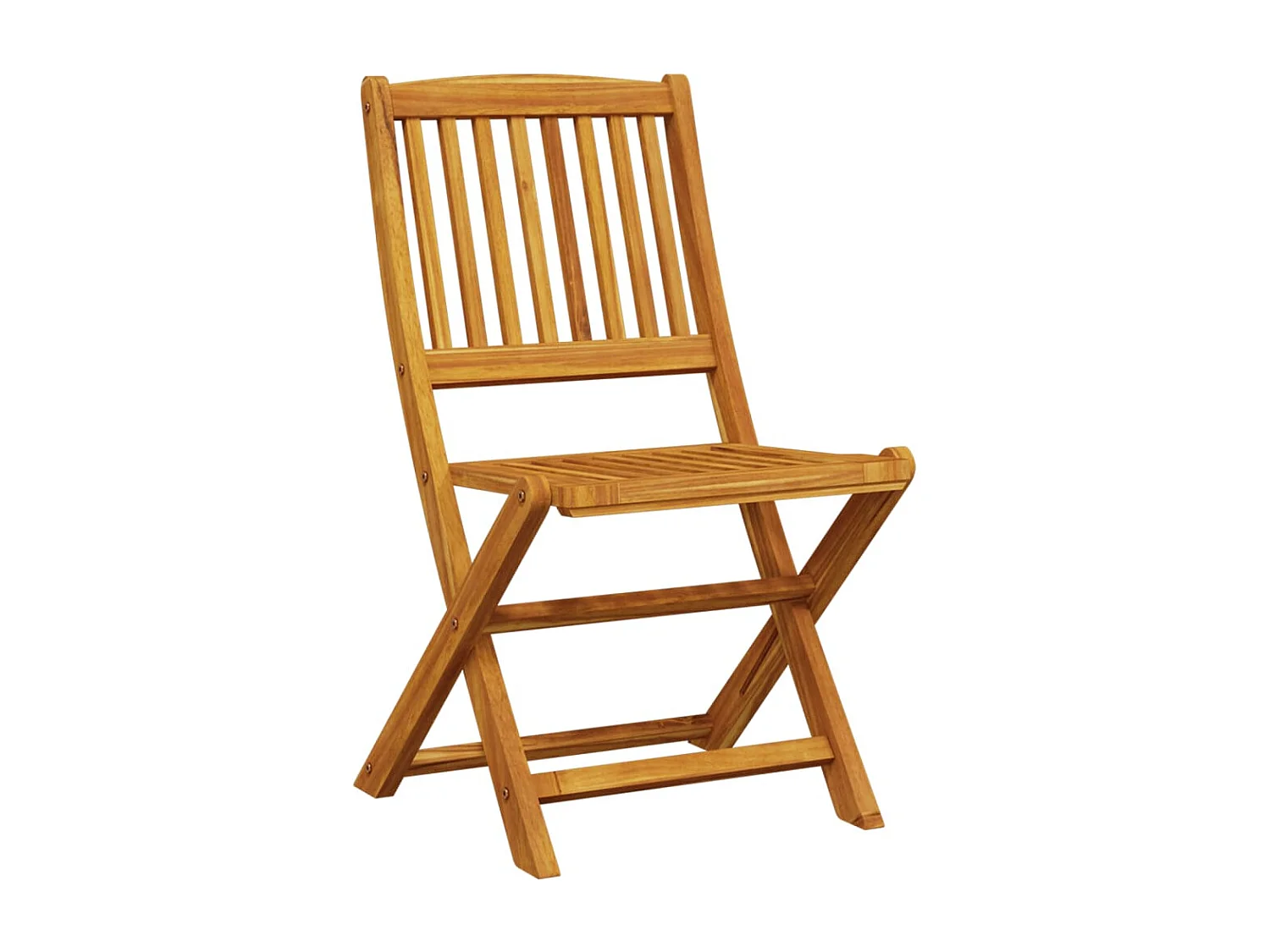 Ensemble de bistro pliable 3 pcs bois d'acacia solide FR25290