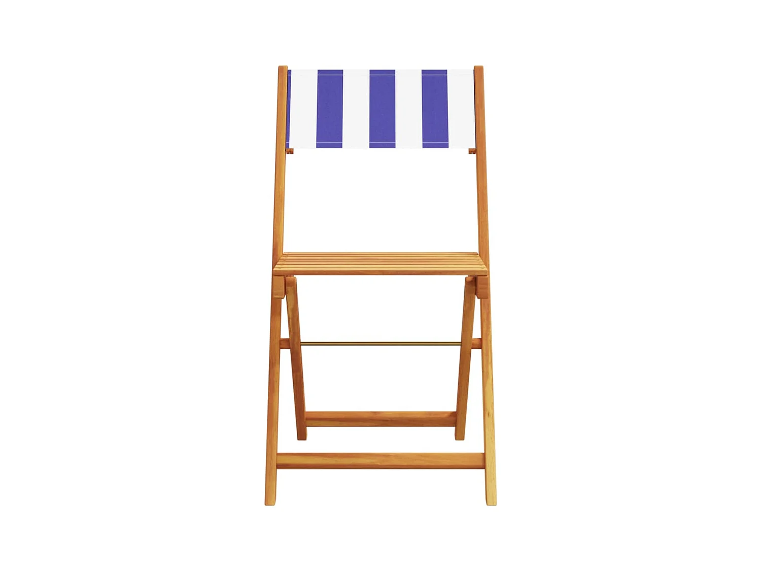 Juego de bistro de 3 piezas tela y madera maciza azul y blanco ES209190