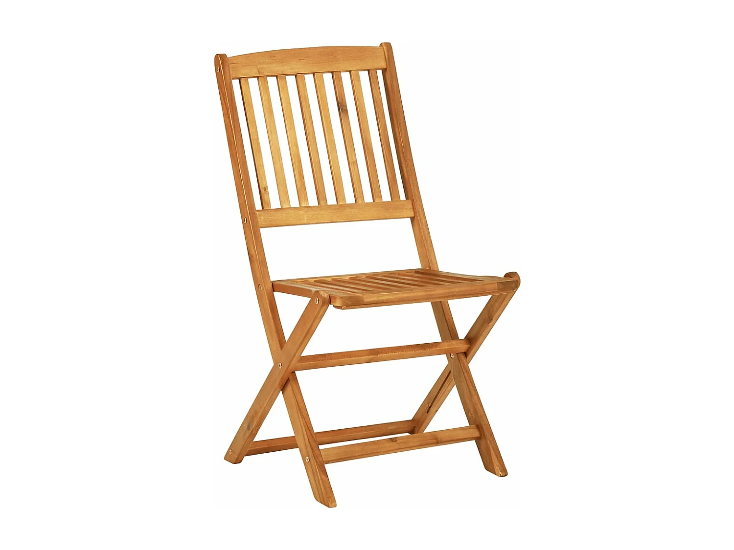 Ensemble à manger de jardin pliable 3 pcs bois d'acacia massif FR41840