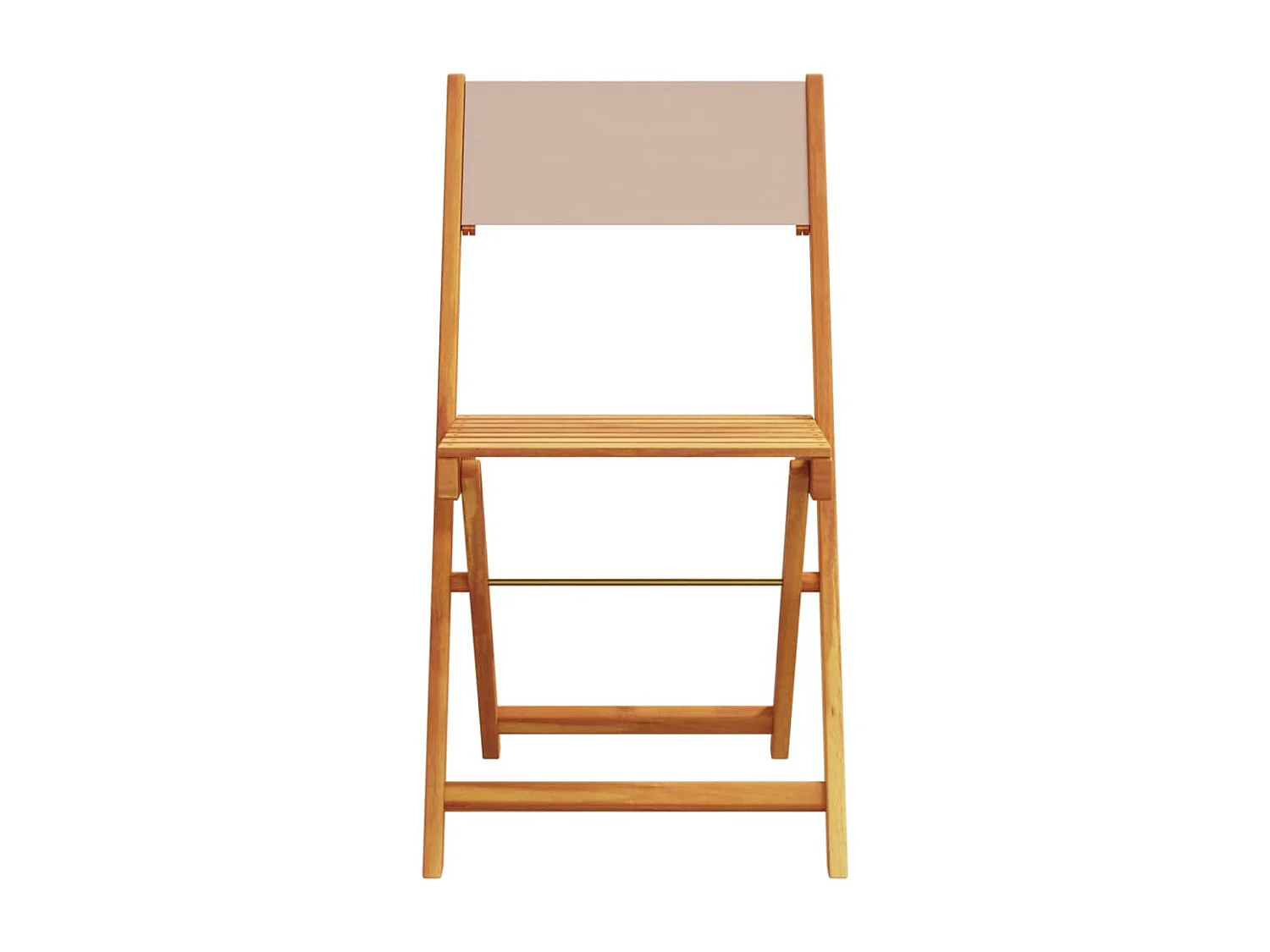 Ensemble de bistro 3 pcs taupe tissu et bois massif FR23130