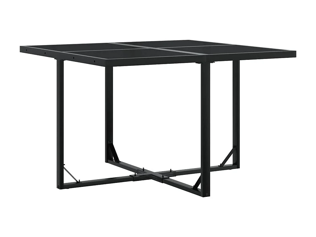 Ensemble à manger de jardin coussins 5pcs noir résine tressée FR27877