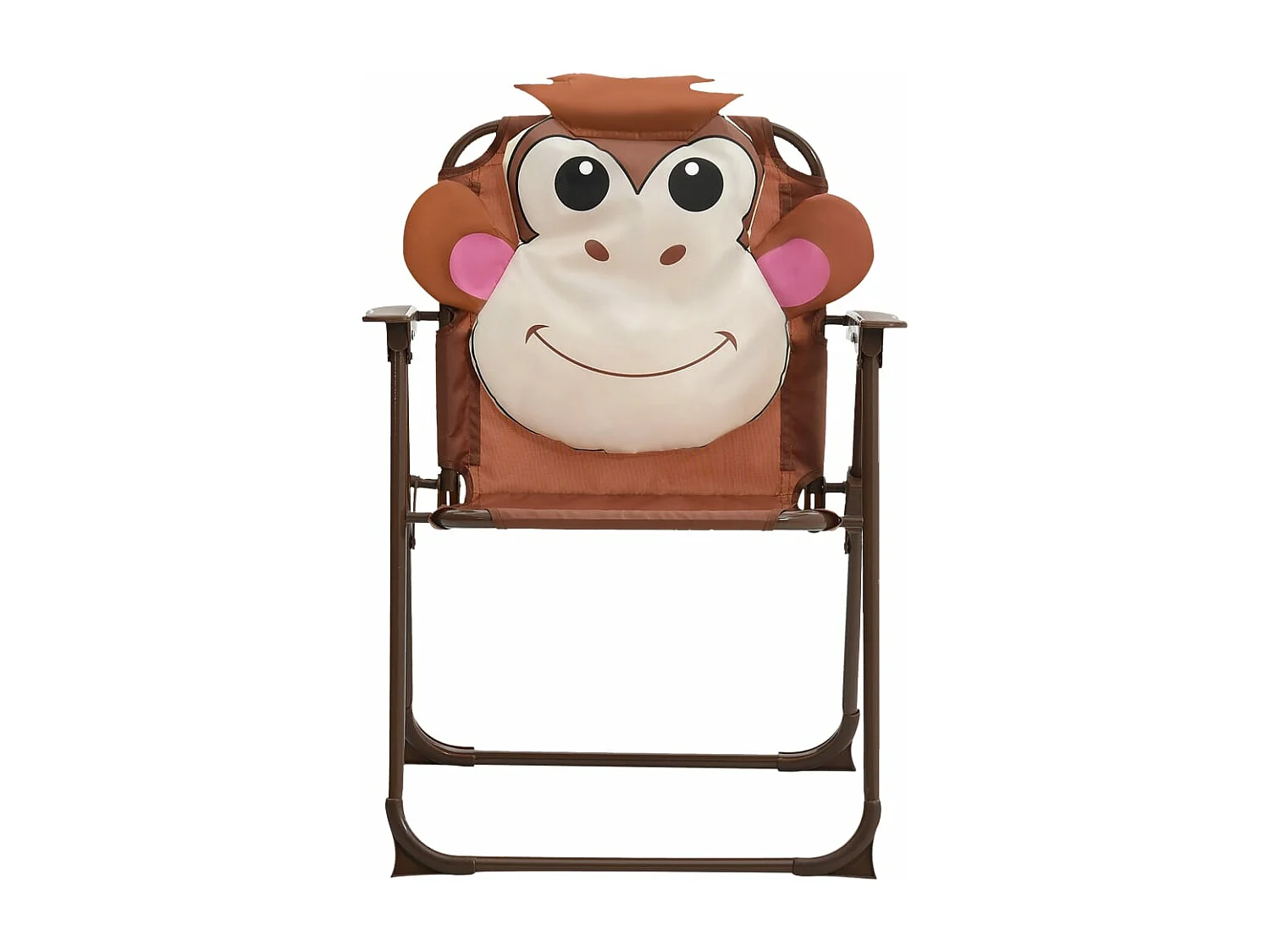 Jeu de bistro avec parasol pour enfants 3 pcs Marron FR70685