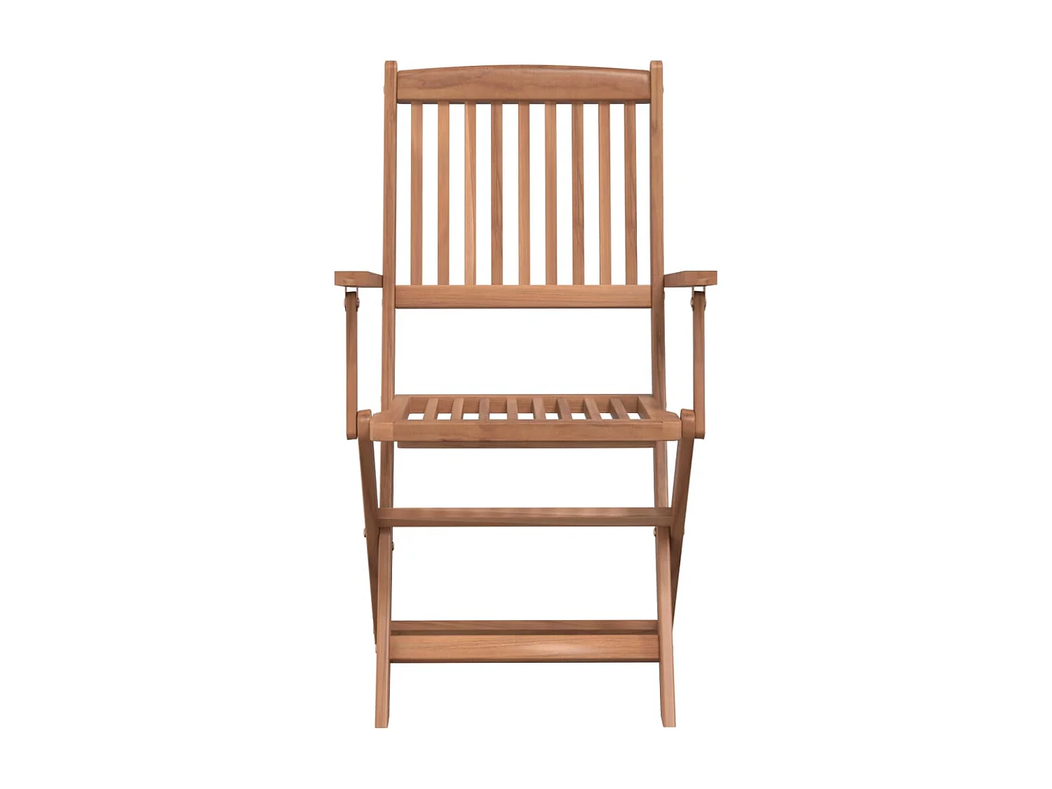 Ensemble à manger d'extérieur pliable 5pcs Bois d'acacia solide FR76086