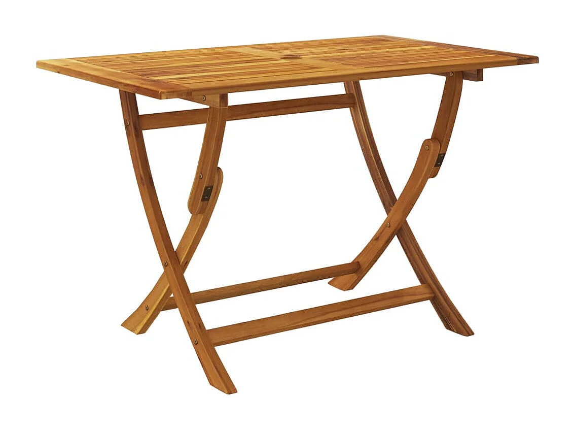 Ensemble à manger de jardin pliable 5 pcs Bois d'acacia solide FR86545