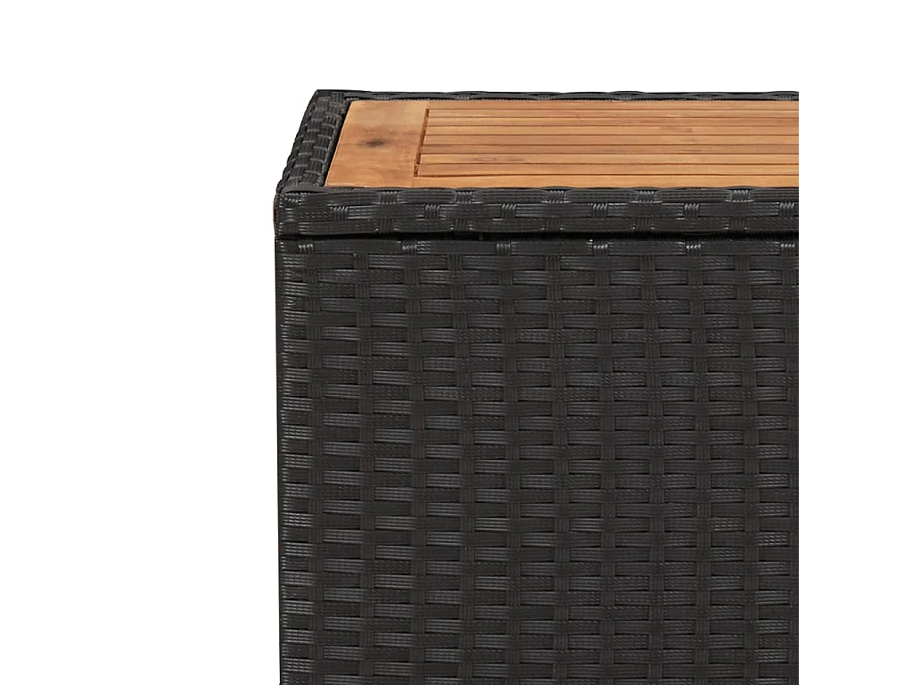 Ensemble à manger de jardin avec coussins 3 pcs Noir FR69946