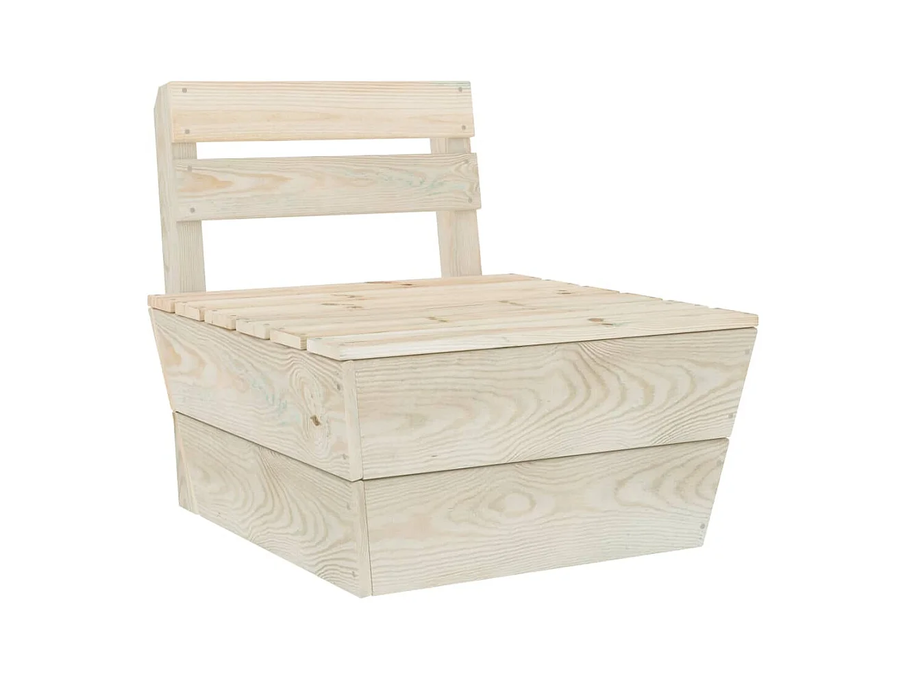 Canapé central sectionnel palette Bois d'épicéa imprégné FR22050
