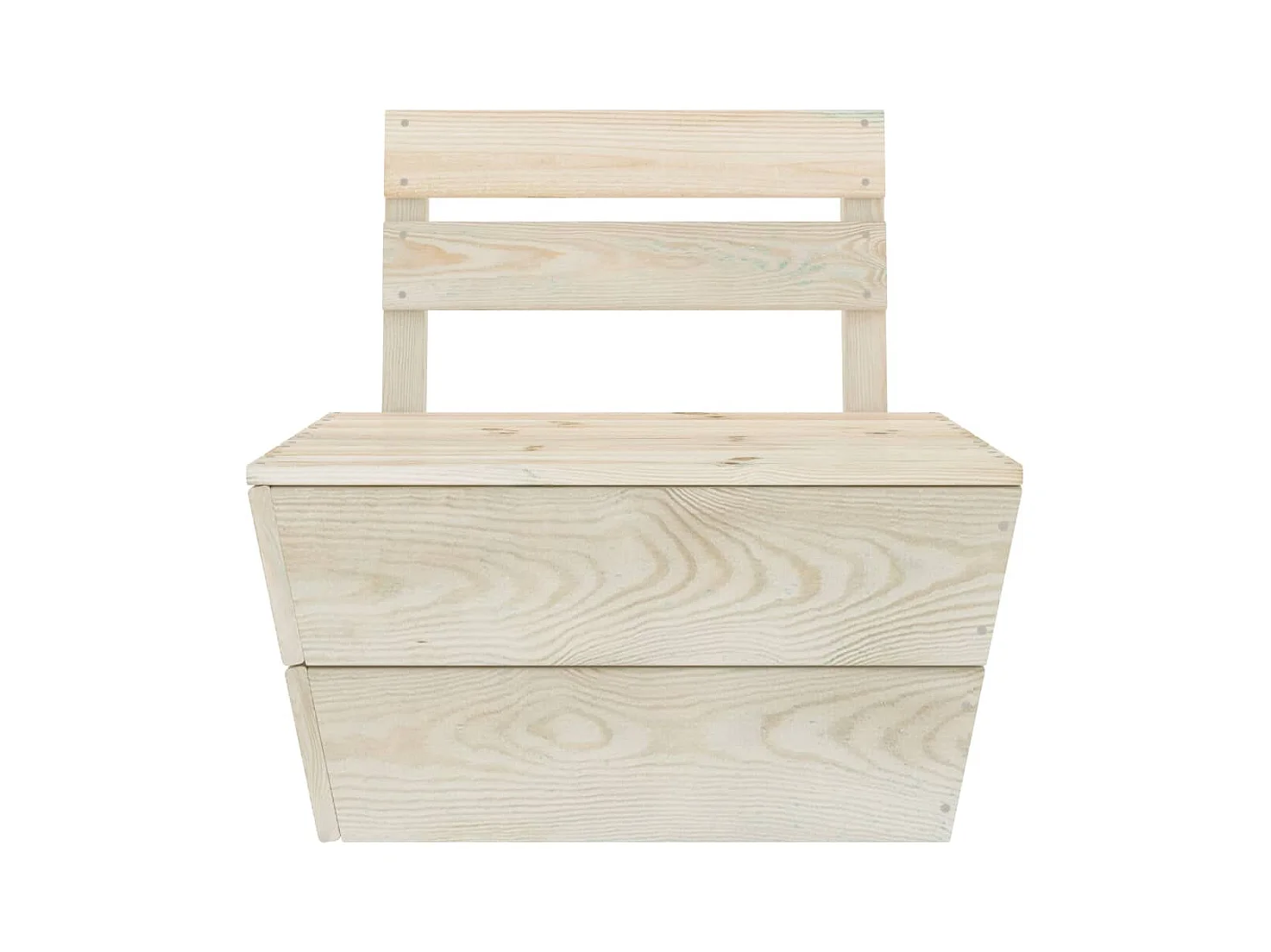 Sofá central seccional de palets madera abeto impregnada ES808521