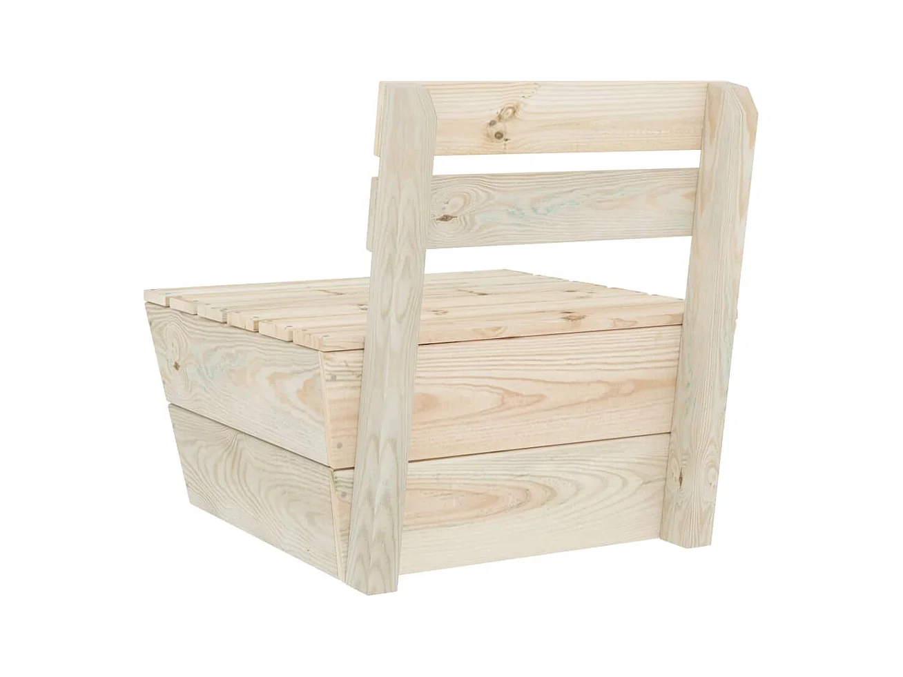 Sofá central seccional de palets madera abeto impregnada ES808521