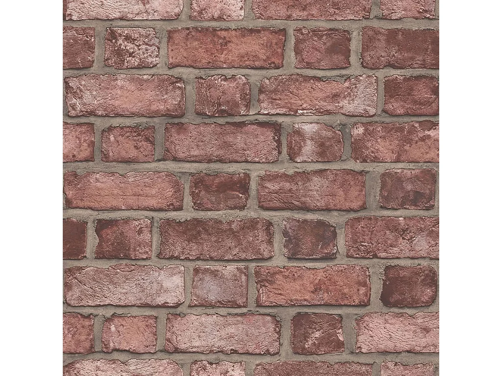 Papier peint Brick Wall Rouge FR720799
