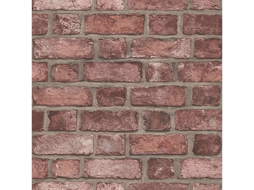 Papier peint Brick Wall Rouge FR720799