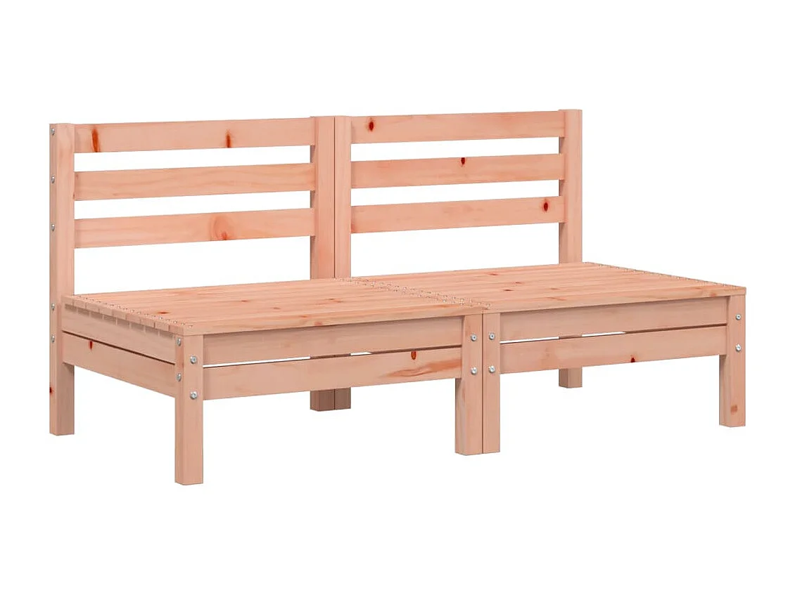 Canapés de jardin sans accoudoirs 2 pcs bois massif douglas FR60326