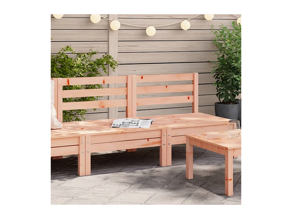 Canapés de jardin sans accoudoirs 2 pcs bois massif douglas FR60326