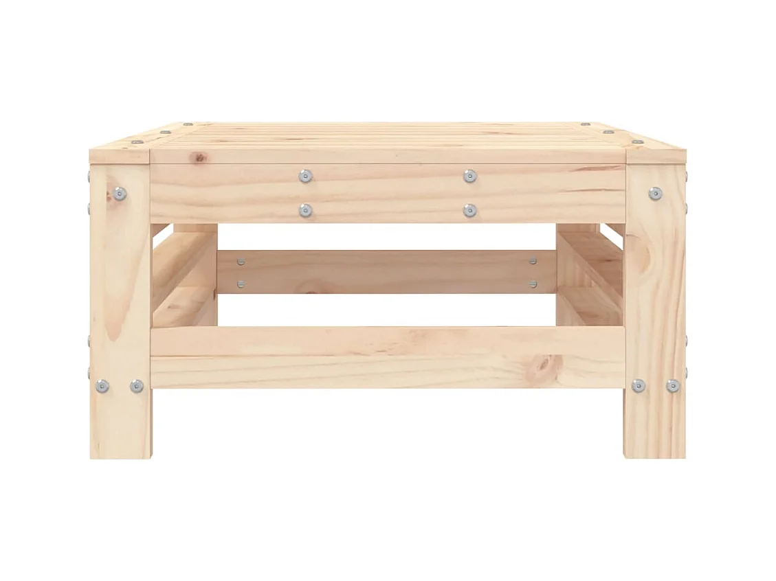 Canapé de jardin - Repose-pied de jardin bois de pin massif FR79043