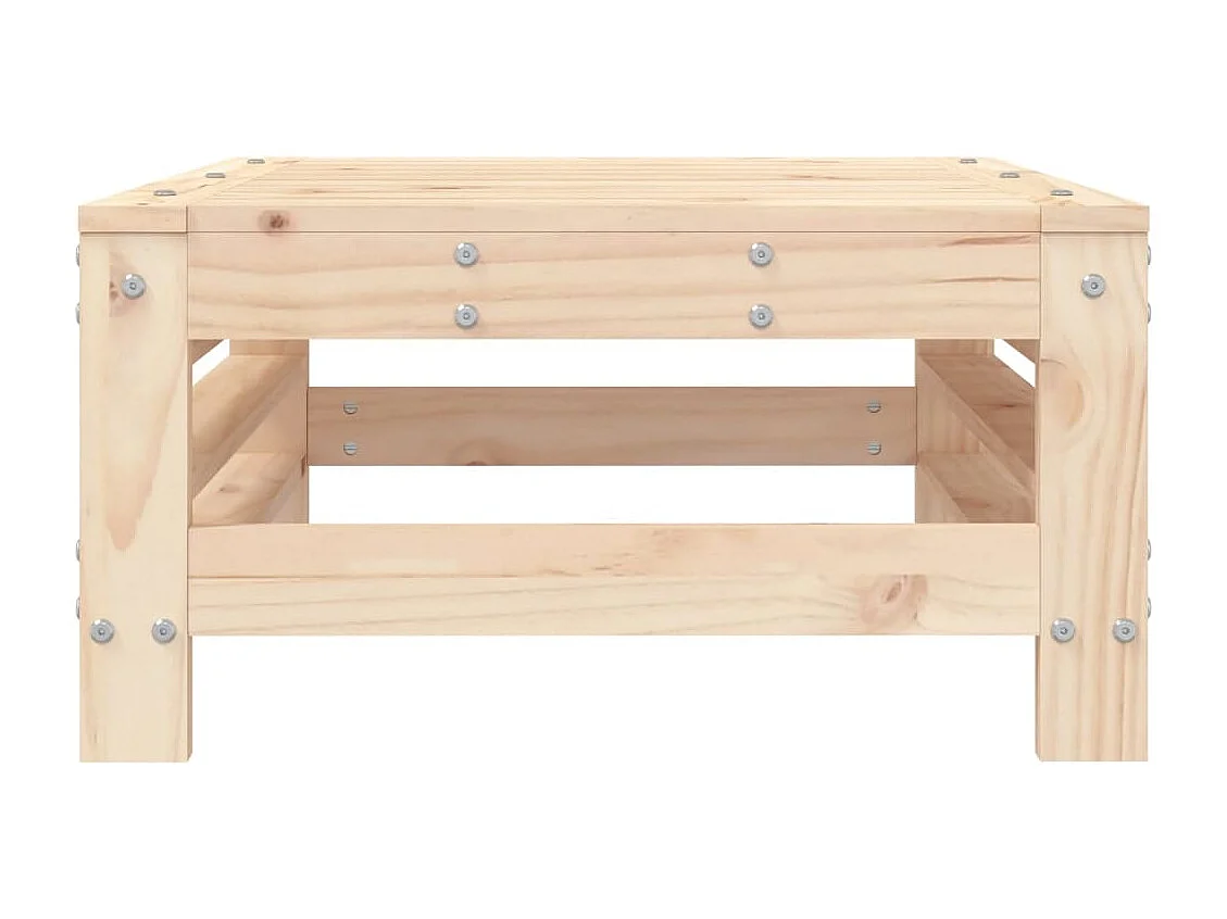 Canapé de jardin - Repose-pied de jardin bois de pin massif FR79043